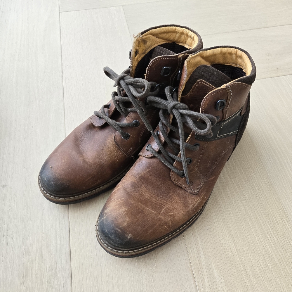 Men's Brown Leather Boots